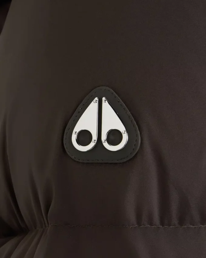 Piumino corto con bordo in shearling Belle Dune