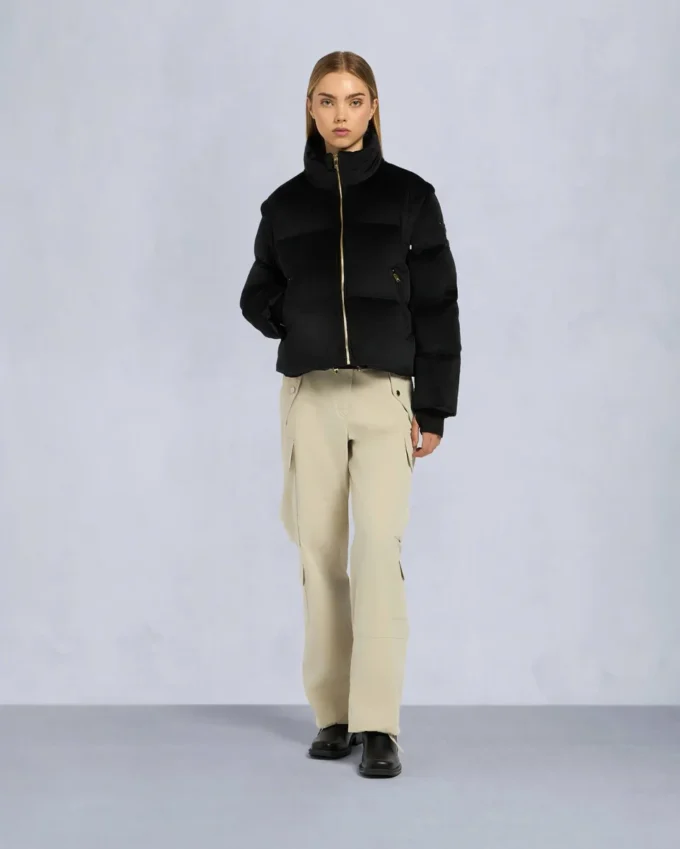 Piumino in velluto Misti della serie Gold